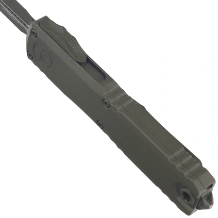 Nóż automatyczny OTF Microtech Ultratech Gen IV D/E Cerakote OD Green Aluminium, Cerakote OD Green M390MK by Tony Marfione (11224-1COD)