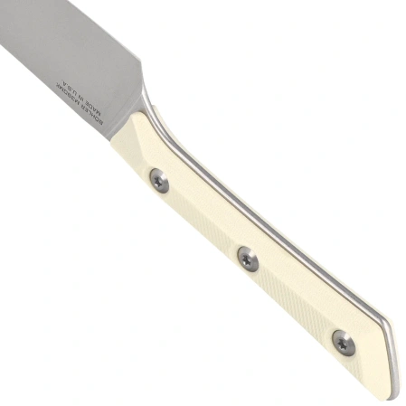 Nóż kuchenny Microtech Utility Ivory G10, Stonewashed M390MK (3400-10IV)