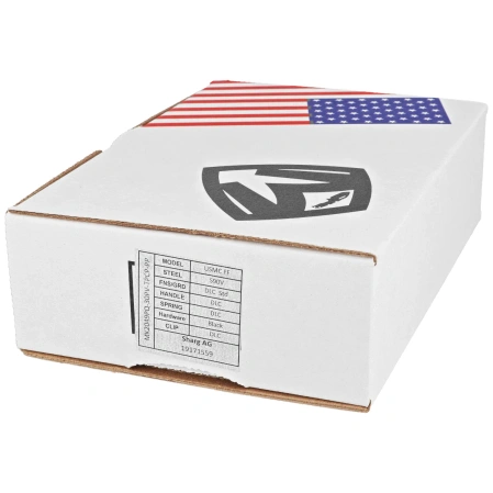 Nóż składany Medford USMC FF Black DLC Titanium, Black DLC HW/Clip, Black DLC S90V by Greg Medford (MK2049PQ-30PV-TPCP-PP)