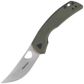 FoxEdge Persian Knife OD Green Canvas Micarta, Satin 9Cr14Mov (FE-038 MCOD)