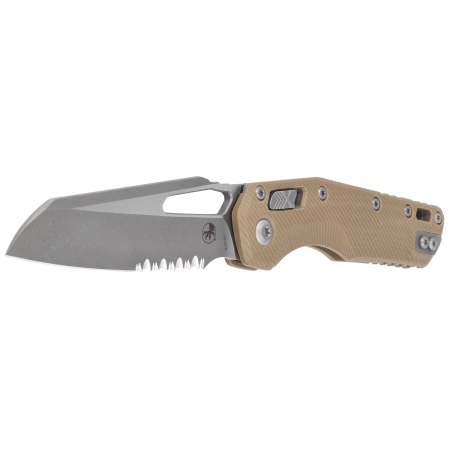 Microtech MSI S/E Knife Tan Fluted G10, Apocalyptic P/S M390MK by Tony Marfione (210-11APFLGTTA)