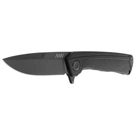 Nóż składany ANV Z100 BB Black GRN, Black DLC Sleipner (ANVZ100-052)