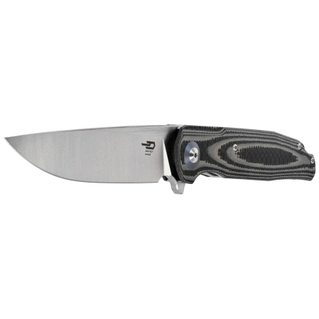 Nóż składany Bestech Ascot Beige Carbon Fiber/G10, Satin D2 (BG19B)