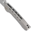 Remette RT-BEE-T Knife w/Titanium Toothpick Gray Titanium, Fine Grinding Pearlescent M390