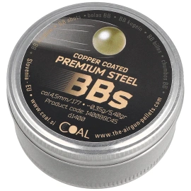 Śrut stalowy Coal Copper Premium BBs 4.5 mm, 1400 szt. (1400BBC45)