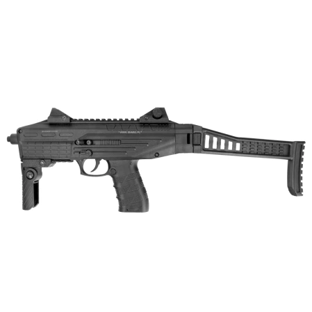 Airgun Set 30: Voltran Ekol ES P95B Blow Back Black 4.5 mm Air Pistol, 1400 BBs, 10 CO₂ Cartridges, 100 Targets