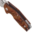 Fox Suru Knife Brown Cellulose Acetate, Satin M398 by Jesper Voxnæs (FX-526LI RB3)