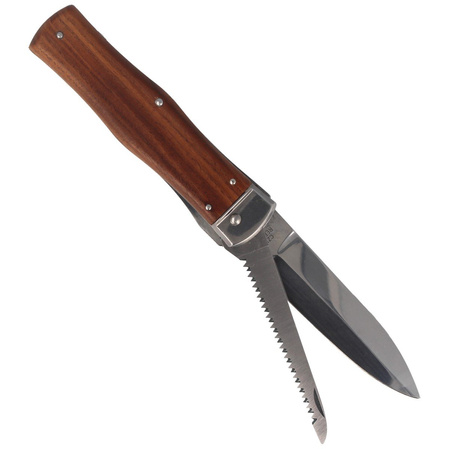 Mikov Predator Classic Palisander Wood Automatic Knife (241-ND-2/KP)