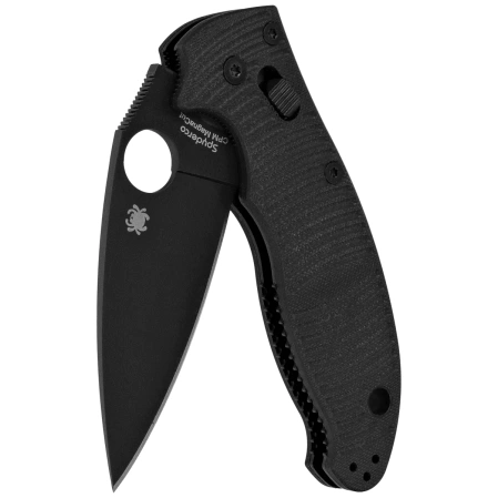 Nóż składany Spyderco Manix 2 SALT Black G10, Black DLC MagnaCut by Eric Glesser (C101GMCBKP2)