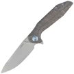Kubey Nova KB235G Knife Flamed Titanium, Bead Blasted 14C28N