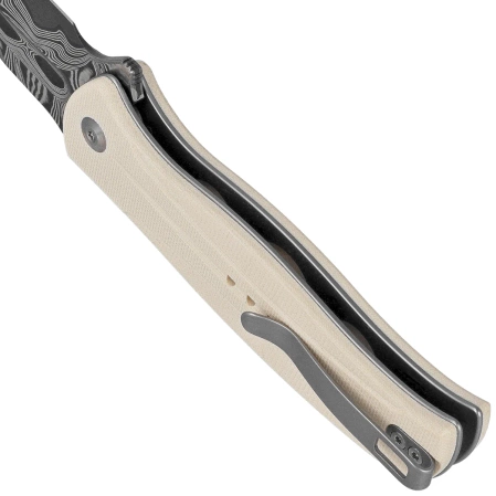 Nóż składany Civivi Incindie Ivory G10, Damascus (C23053-DS1)