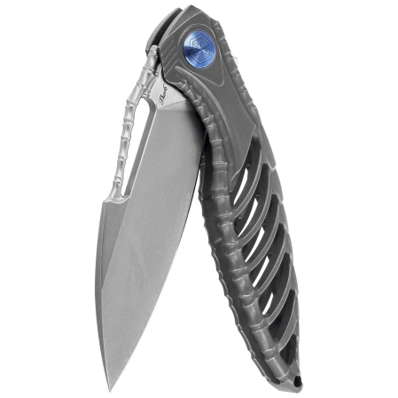 Rike Knife RK-Thor6-M-DG Dark Gray Titanium, Satin M390