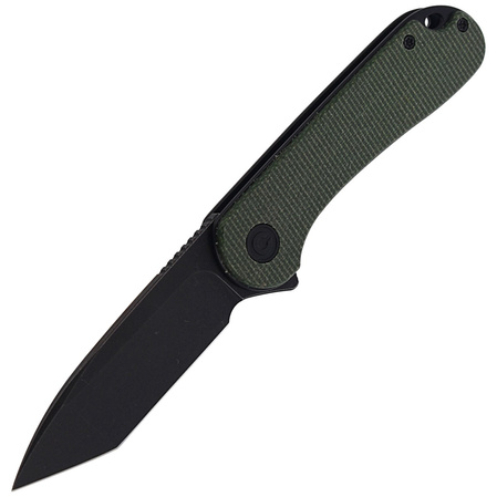 Nóż składany CIVIVI Elementum Flipper Green Micarta, Black Stonewashed (C907T-E)