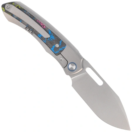 Nóż składany Remette Orca Gray Titanium/Ultimate Warrior CamoCarbon, Pearlescent M390 (ORCAUR)