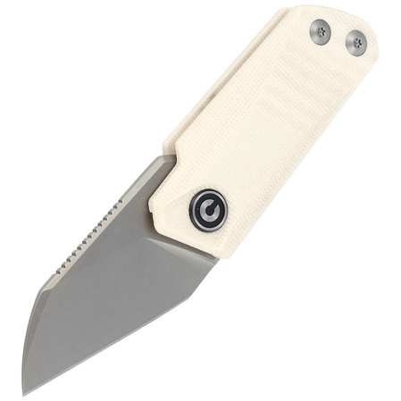 Nóż składany Civivi Ki-V Ivory G10, Silver Bead Blasted 9Cr18MoV by Ostap Hel (C2108C)