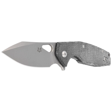 Nóż składany FOX Yaru Black Micarta, Acid Stonewashed M398 by Jesper Voxnæs (FX-527LI MB)