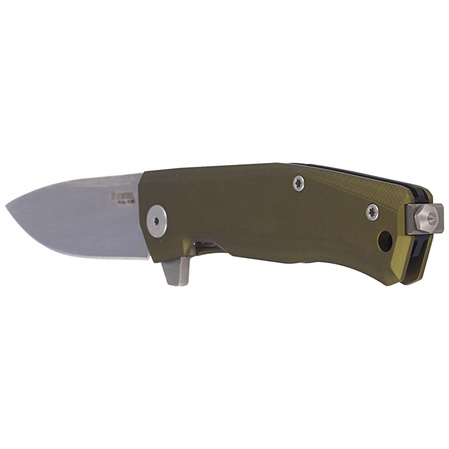 LionSteel Myto Knife Green Aluminum, StoneWashed M390 by Molletta (MT01A GS)