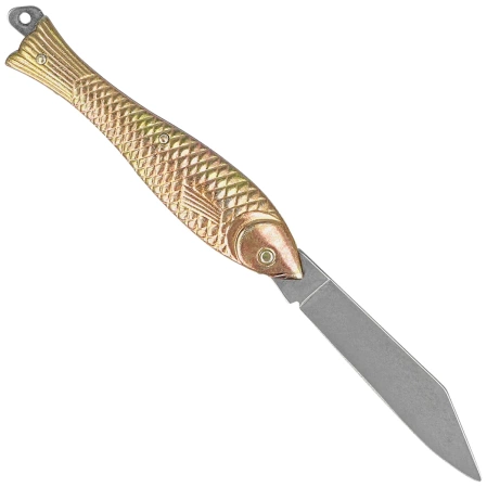 Mikov Fishlet 130 Gold, Stonewashed 420 (130-NZn-1/ZL STONEWASHED)