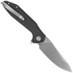 Nóż składany Kubey Nova KU117L, Black G10, Satin 14C28N