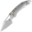 Microtech M-Stitch Ram-Lok S/E Marfione Select Knife Slab Side Titanium, Flamed HW, Stonewashed M390MK by Borka Blades and Tony Marfione (169MRL-10MS4)