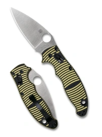 Nóż składany Spyderco Manix 2 Salt Yellow-Black G10, Satin MagnaCut by Eric Glesser (C101GBKYLMCP2)