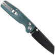 Bestech Slasher Knife Blue Micarta, Black Stonewashed D2 (BG43C-2)