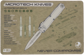 Microtech Ultratech ZBP Tan Display Mat (MAT-UTZBP)