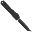 Microtech Ultratech Gen III ZBP T/E OTF Knife Black Aluminum, Tactical M390MK by Tony Marfione (1123-1T)