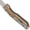 Microtech MSI Ram-Lok Mini S/E Knife Frag Tan Aluminium, Stonewashed M390MK by Tony Marfione (210M-10FRTA)