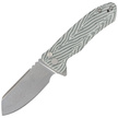 Nóż składany Kubey Creon White/Green G10, Damascus (KU336A)
