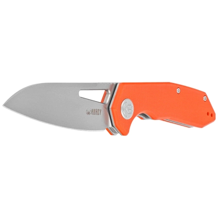 Nóż składany Kubey Vagrant Orange G10, Sand Blasted 14C28N by Maksim Tkachuk (KU291L)