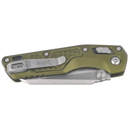 Microtech MSI Ram-Lok Mini S/E Knife Frag OD Green Aluminium, Stonewashed M390MK by Tony Marfione (210M-10FROD)