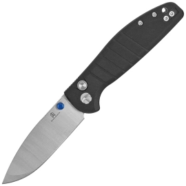 Bestechman Goodboy Jr. Knife Black G10, Satin/Stonewashed D2 by Keanu Alfaro (BMK10A)