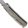 LionSteel NiNi Knife Titanium Bolsters / Green Canvas Micarta, Satin M390 by Gianni Pauletta (NN2 CVG)