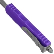 Microtech Dirac D/E OTF Knife Purple Aluminum, Apocalyptic M390 by Tony Marfione (225-10APPU)