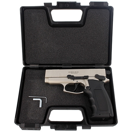 Zestaw pistolet wiatrówka Voltran Ekol ES 55 Satin 4.5 mm, 1500 BBs, 10 kapsuł, tarcze