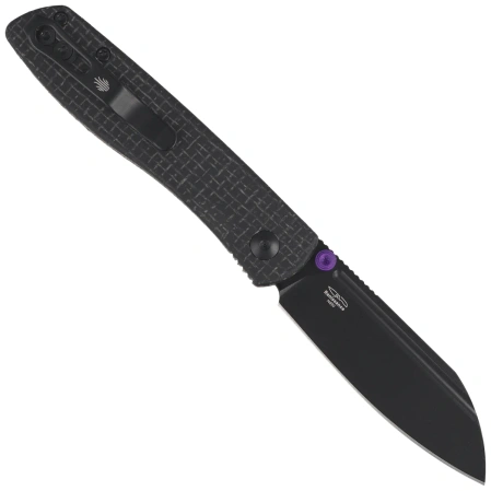 Nóż składany Kizer Renissance Black Micarta, Black PVD N690 by Caleb Waldman (V3698A1)