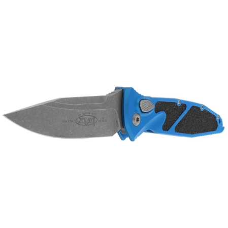 Microtech Socom Elite Auto S/E Automatic Knife Blue Aluminum, Apocalyptic M390MK by Tony Marfione (160A-10APBL)