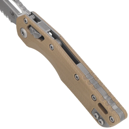 Microtech MSI S/E Knife Tan Fluted G10, Apocalyptic P/S M390MK by Tony Marfione (210-11APFLGTTA)