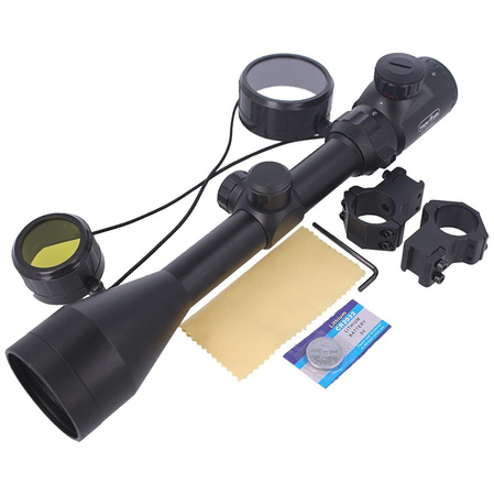 Scope with illumination Vögler Premium 3-9x50 4A, Assembly