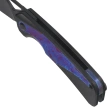Kizer Topsail Knife Black Titanium / Purple Timascus, Matte DLC Ultra S45VN by Jonathan Styles (Ki3735A2)