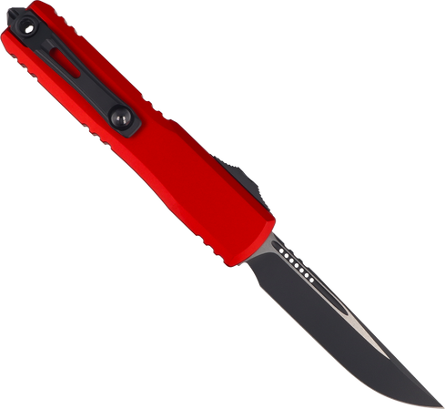 Microtech Ultratech Gen IV S/E OTF Knife Red Aluminum, Black M390MK by Tony Marfione (11214-1RD)