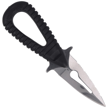 MAC MicroSub Race Diving Knife Black ABS, Mirror W 1.4060
