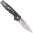 Extrema Ratio Caimano Nero N.A. Black Aluminum Knife, Satin N690 (04.1000.0166/SAT/BLK)