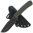Fox Monteserra Knife OD Green G10, Top Shield/Stonewashed Niolox by GZ Tactical Knives (FX-628 G10OD)