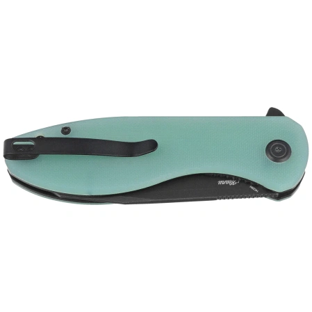 Kubey Knife Master Chief Jade G10, Blackwashed 14C28N by Keanu Alfaro (KU358Q)