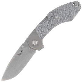 MKM Hero Knife Denim Canvas Micarta, Stonewashed M390 by Tommaso Rumici (MK HR-DCT)