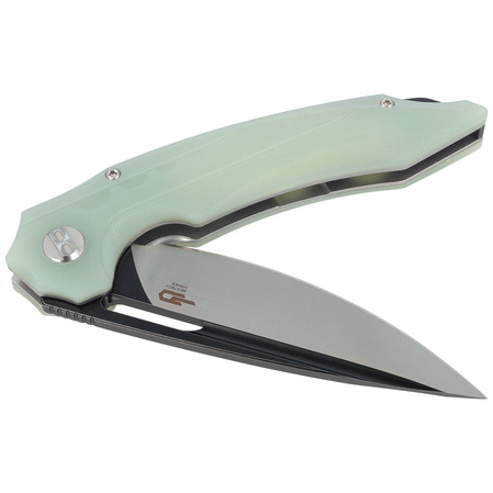 Nóż składany Bestech Ornetta Jade G10, Black/Satin D2 by Kombou (BG50D)