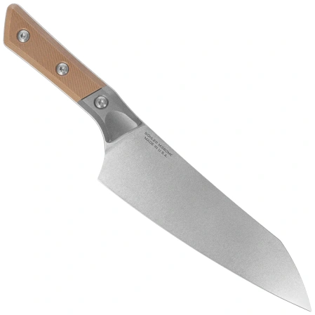 Microtech Chef 8'' Coyote G10/Titanium Bolster, Stonewashed M390MK (3000B-10 CE)