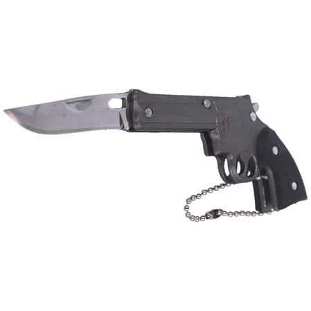 Martinez Albainox Revolver Silver 50mm Keyring Knife (19487)